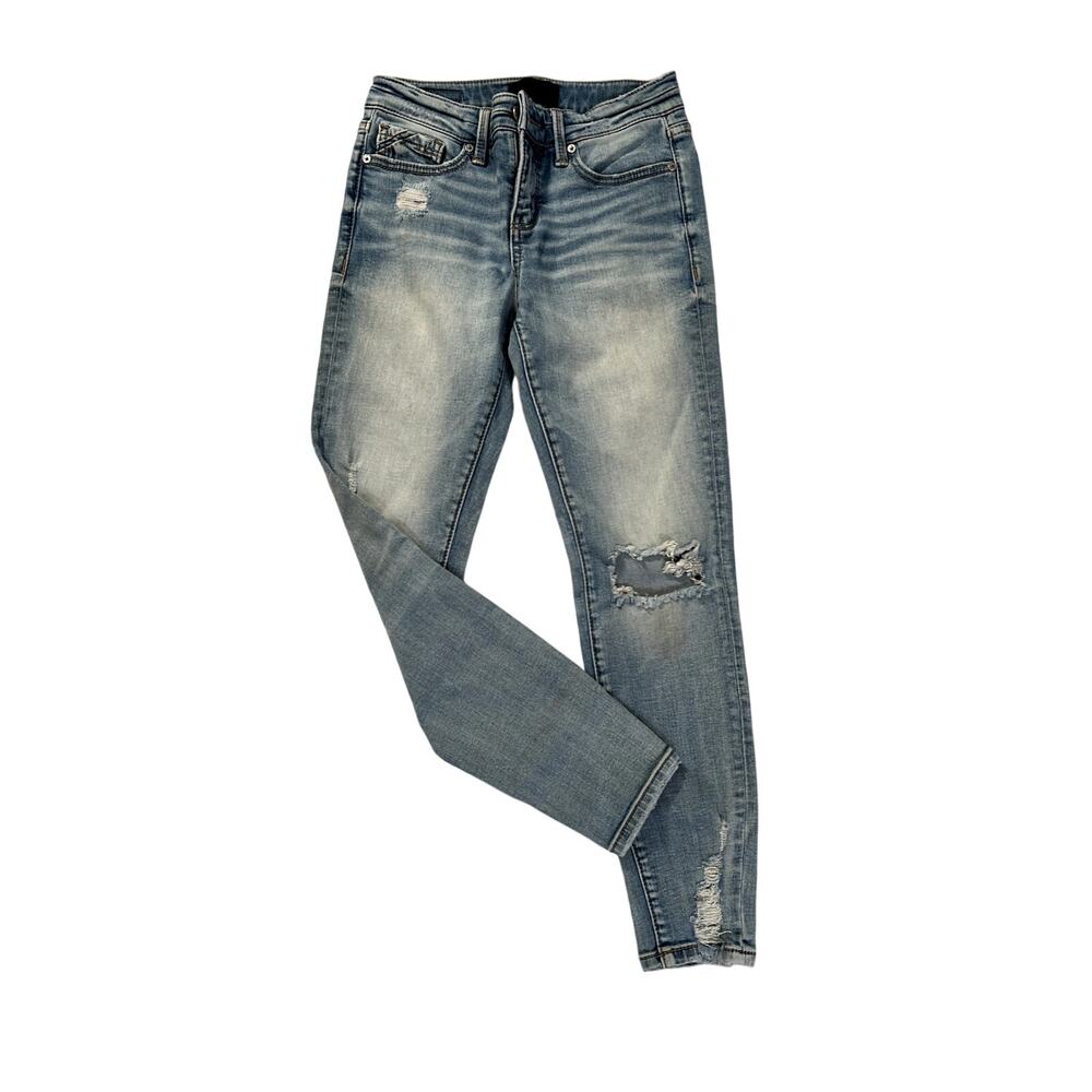 Buckle Black Distressed Skinny Jeans